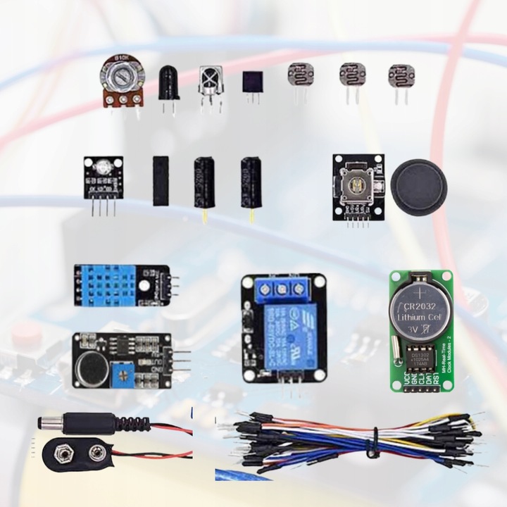 Zestaw startowy XXL Kompatybilny z Arduino KIT UNO R3 Uno CH340 Edukacyjny