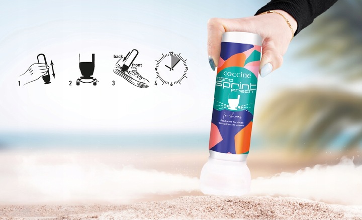 COCCINE NANO DEZODORANT SPRINT FRESH ŚWIEŻY DŁUGOTRWAŁY ZAPACH 100ML