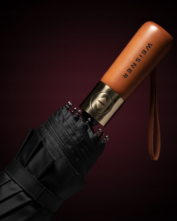 WEISNER | PARASOLKA PARASOL DAMSKA MESKI SKLADANA PRZECIWDESZCZOWY