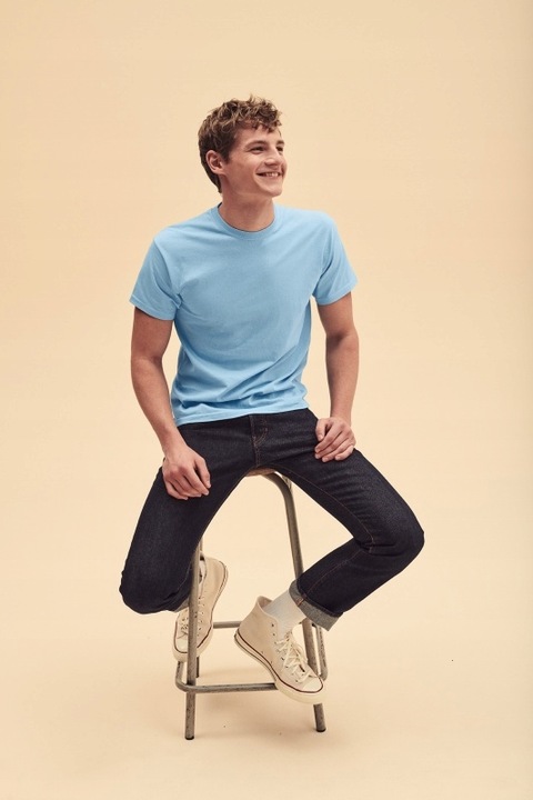 8-pack Koszulek męskich 100% bawełna MEJKS_PL KOLORY S-3XL GŁADKIE MIĘKKIE