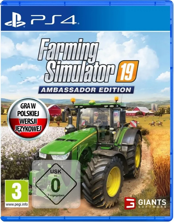 FARMING SIMULATOR 19 Symulator farmy 2019 Ambassador Edition - PL - PS4/PS5