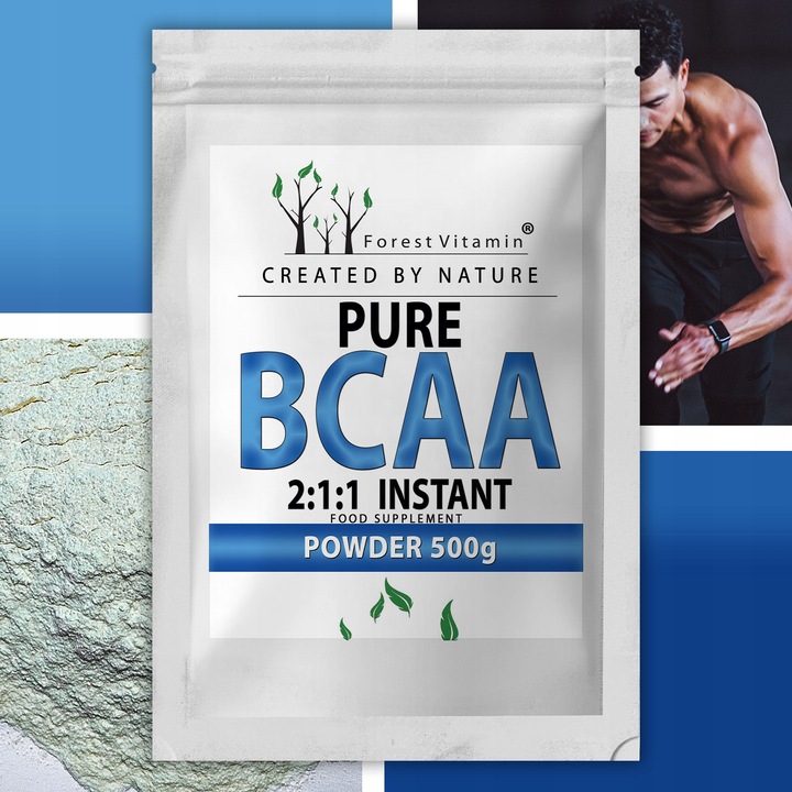 FOREST VITAMIN AMINOKWASY BCAA INSTANT 2:1:1 500g MOCNA REGENERACJA