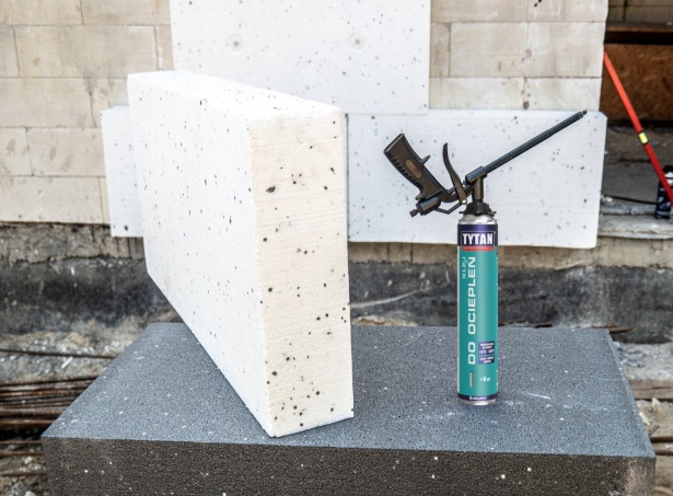 Klej Pistoletowy do Ociepleń Styropianu Tytan Professional XPS EPS