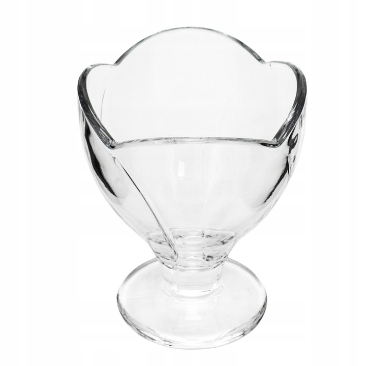 12x PUCHARKI 300ML PUCHAREK SZKLANE NA LODY DESER POJEMNIK KOMPLET ZESTAW