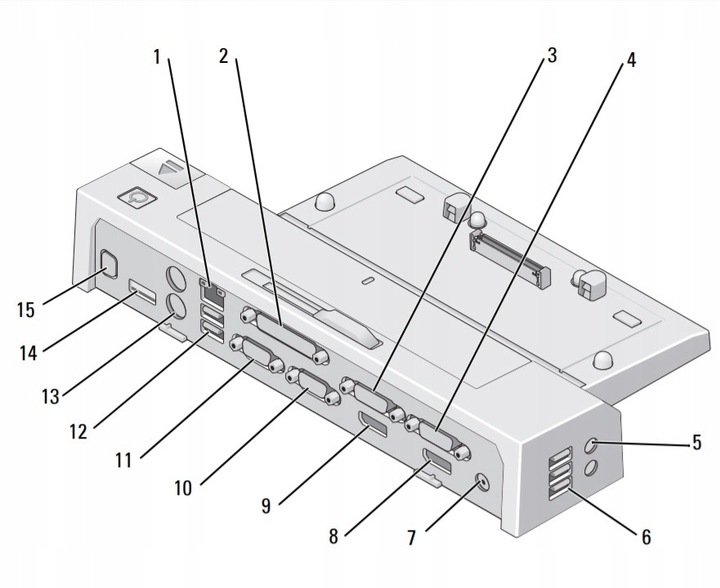 Stacja Dokująca Dell E-Port Plus Precision 3510 3520 7510 7520 7710 7720