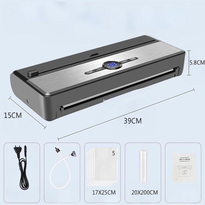 ZGRZEWARKA PRÓŻNIOWA PAKOWARKA DO ŻYWNOŚCI AUTOMATYCZNA+WORKI i FOLIA