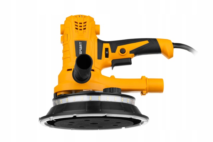 SZLIFIERKA DO GIPSU GŁADZI ŚCIAN SUFITU PŁYT GIPSOWYCH LED SAMOSSĄCA