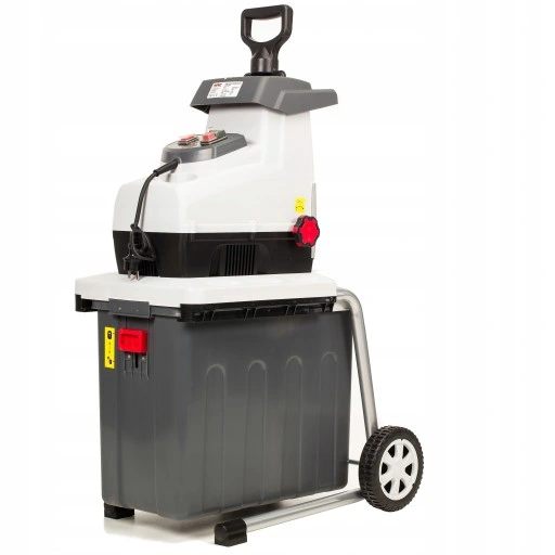 ROZDRABNIACZ do gałęzi FREZOWY NAC 2800W Rębak do 44mm + POJEMNIK 60l