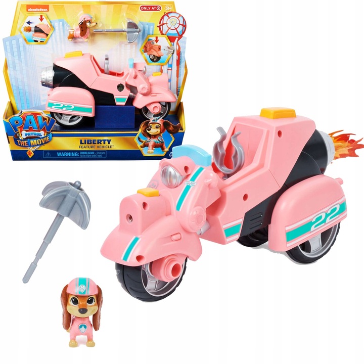 PSI PATROL POJAZD Z WYRZUTNIĄ LIBERTY + FIGURKA