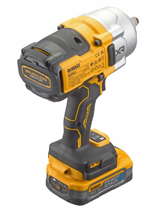 DEWALT UDAROWY KLUCZ AKUMULATOROWY KÓŁ DCF961H2T-QW 18V POWERSTACK