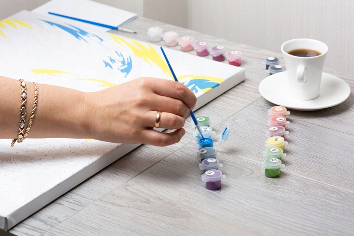 MALOWANIE PO NUMERACH Z RAMĄ Obrazy Do Malowania Po Numerkach OBRAZ 40x50