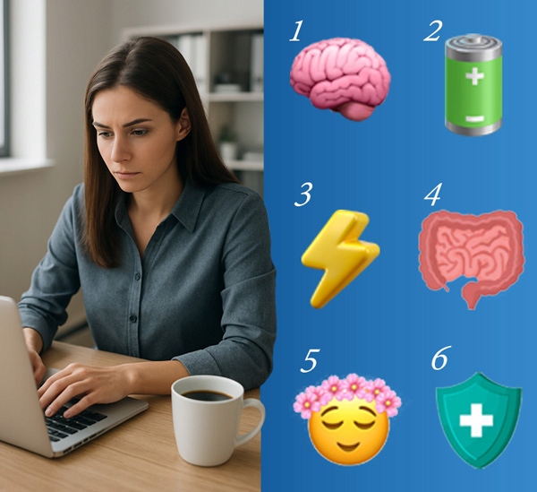 KAWA Z GRZYBÓW 9 w 1 Lions Mane Cordyceps Chaga Reishi MCT Błonnik