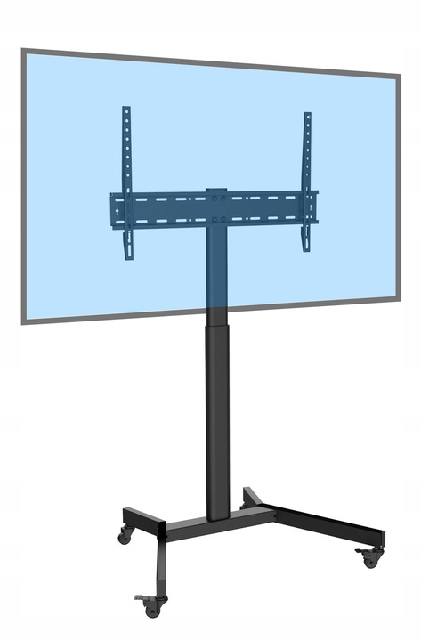 Podłogowy Mobilny Stojak TV pod Telewizor Uniwersalny Regulowany