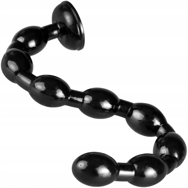 Długi Korek XXL 50 cm, Elastyczne Kulki Analne Na Przyssawce