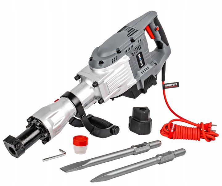 MOCNY MŁOT UDAROWY DO KUCIA WYBURZENIOWY GRAPHITE HEX30 2 DŁUTA 45J