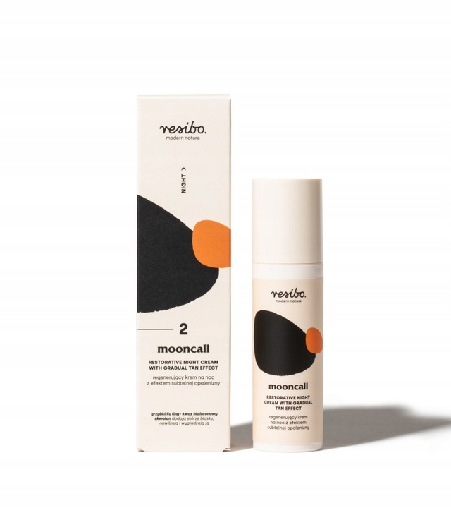 Mooncall regenerujący krem na noc z efektem subtelnej opalenizny