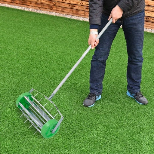 AERATOR WERTYKULATOR RĘCZNY OBROTOWY WALCOWY DO TRAWY TRAWNIKA MURAWY