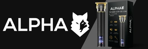 MASZYNKA TRYMER DO STRZYŻENIA GOLENIA WŁOSÓW BRODY ALPHA