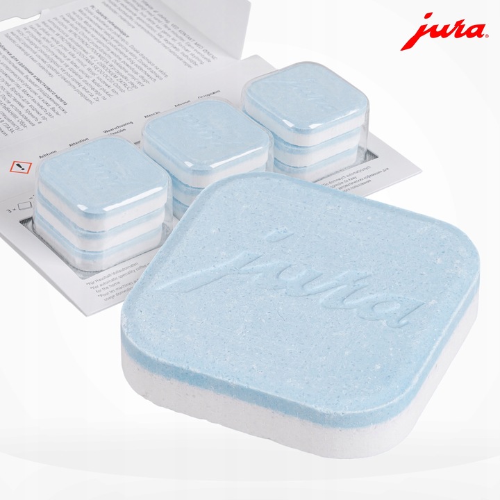 TABLETKI ODKAMIENIAJĄCE DO EKSPRESU 3X3 DO ODKAMIENIANIA JURA 9 SZT