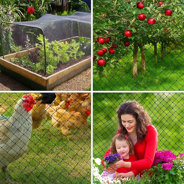 OCHRONNA SIATKA NA PTAKI GOŁĘBIE 10X10M MOCNA PRZECIW PTAKOM SZPAKOM