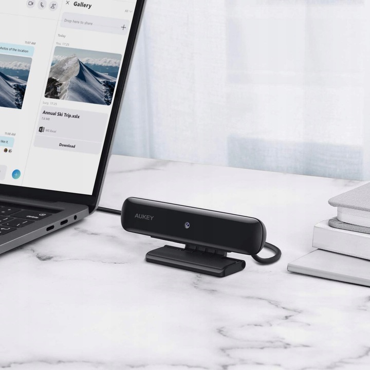AUKEY PC-W1 Kamera internetowa Full HD 1920x1080 1080p 30fps 2xmikrofony