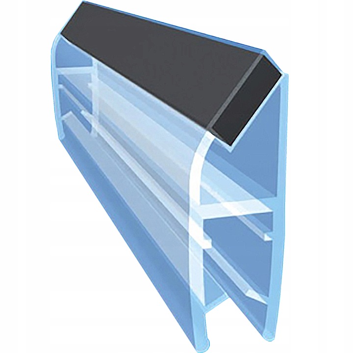 2M USZCZELKA DOMYKAJĄCA MAGNETYCZNA Z MAGNESEM DO KABINY PRYSZNICOWEJ 4-6MM