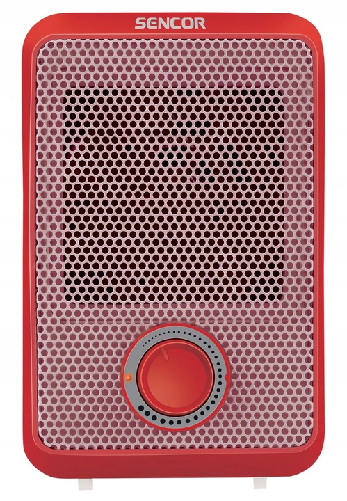 Farelka Mini Grzejnik Elektryczny Sencor 600 W Czerwony Termostat