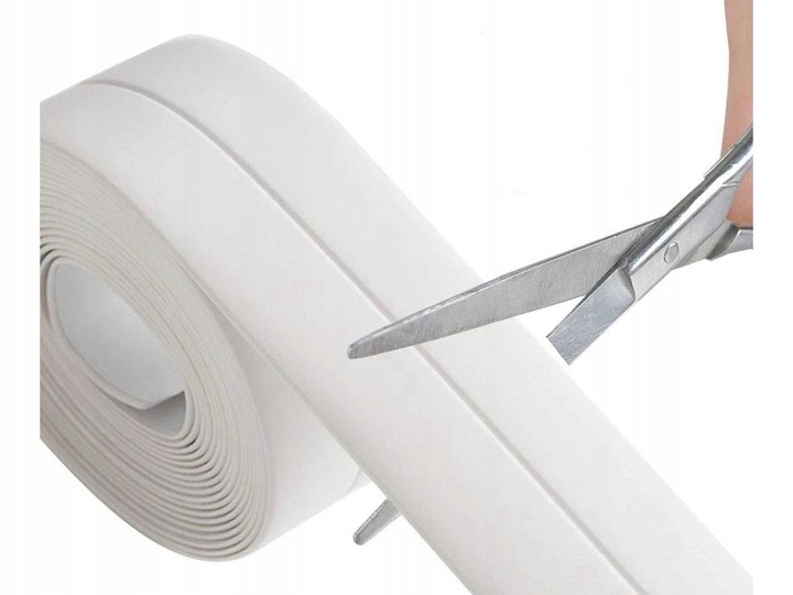 2X TAŚMA USZCZELNIAJĄCA DO WANNY BRODZIKA UMYWLKI ZLEWU 38mm X 3,2m