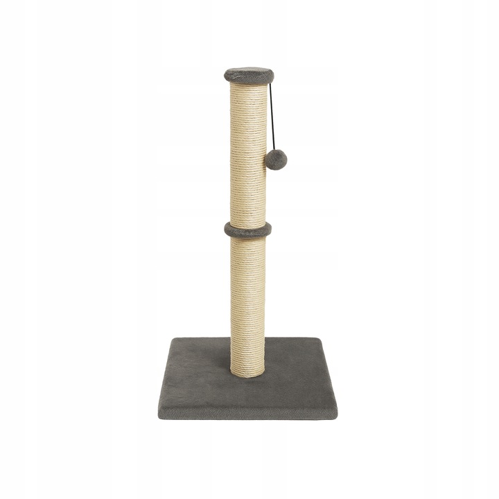 Drapak Dla Kota Wieża SŁUPEK Wysoki 90 cm + Zabawka Sznurek Kulka Pompon