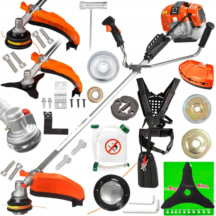 KOSA SPALINOWA WYKASZARKA KOSIARKA PODKASZARKA DEMON RQ 580 TURBO