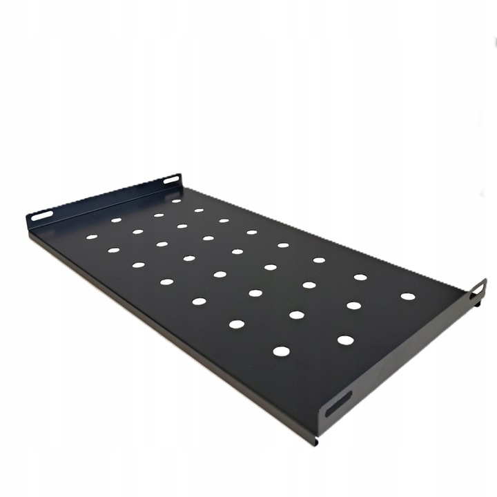 Półka stała RACK 19'' 1U 250mm, Netrack, czarna