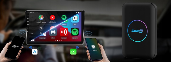 ADAPTER CARLINKIT 5.0 TBOX PRO ANDROID AUTO APPLE CARPLAY BEZPRZEWODOWY