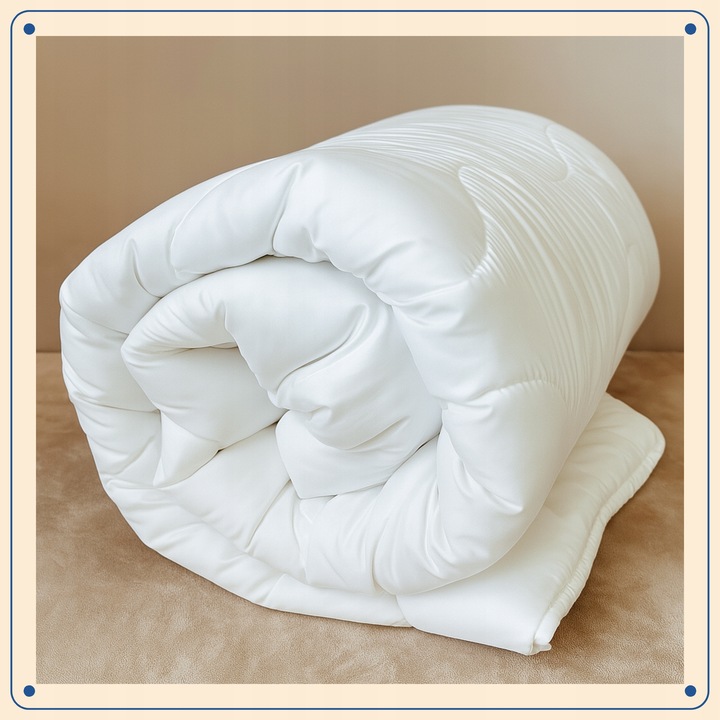 Kołdra Całoroczna 140x200 ANTYALERGICZNA Ciepła Lekka Produkt Polski