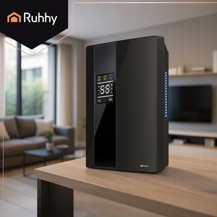 Osuszacz Powietrza Pochłaniacz Wilgoci 24h Mocny Oczyszczacz UV TiO2