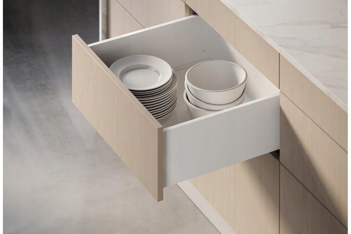 SZUFLADA GTV AXIS PRO 450C1 WYSOKA L450 H167 BIAŁA CICHY DOMYK WYSUW