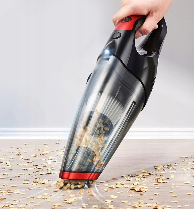 ORYGINALNY ODKURZACZ CYKLONOWY SAMOCHODOWY BEZPRZEWODOWY 400W BEZWORKOWY XL