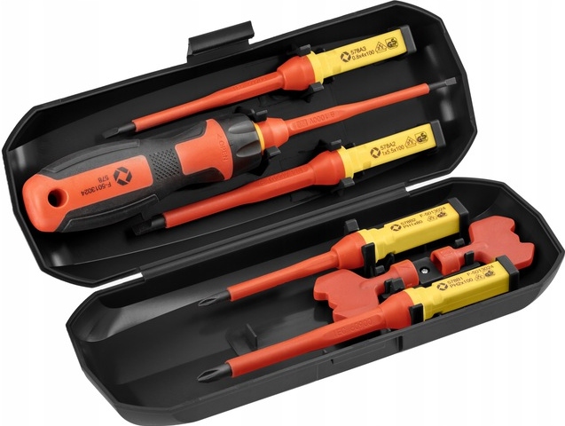 HOGERT WKRĘTAKI ŚRUBOKRĘTY DLA ELEKTRYKÓW 1000V 8e