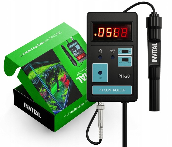 INVITAL komputer pH z sondą