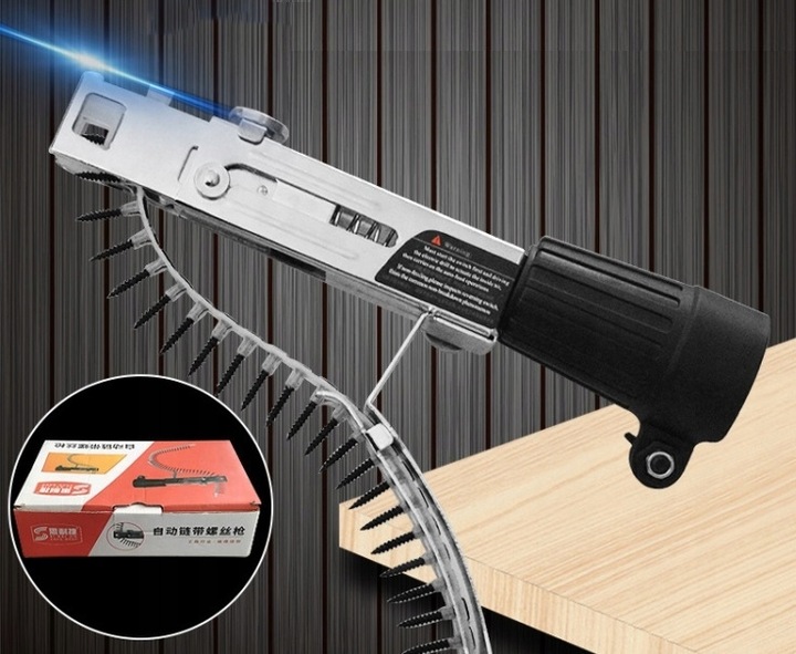 Adapter na taśmę z wkrętami do wkrętarki