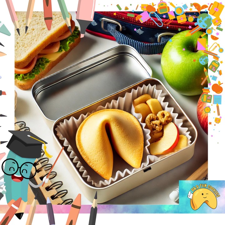 Ciasteczka z wróżbą szkolne dla uczniów dzieci pozytywny komplement 50