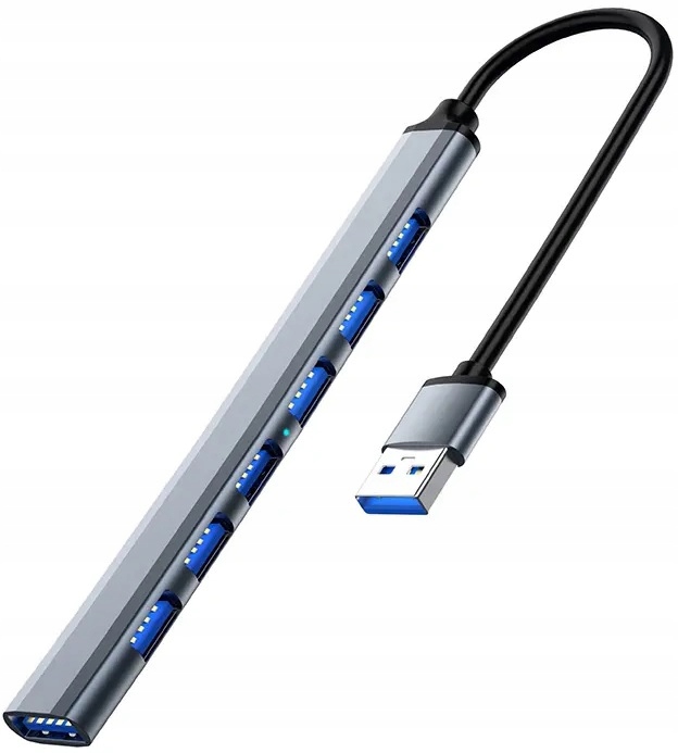 ROZGAŁĘŹNIK PORTÓW 7x USB HUB USB 2.0 3.0 JAKOŚĆ!