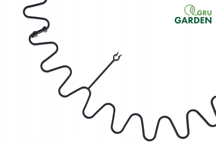 OBEJMA DO ROŚLIN UCHWYT 8 MM PODPORA ZIELONA HORTENSJE PIWONIE