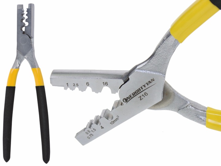 ZACISKARKA PRASKA DO KABLI TULEJEK KOŃCÓWEK 0,5-16