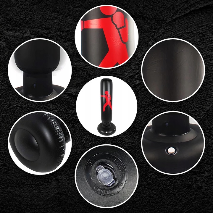 DMUCHANY WOREK BOKSERSKI TRENINGOWY STOJĄCY 160cm