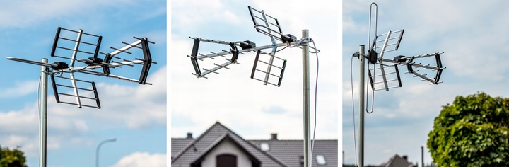 ANTENA DVBT2 DO TV NAZIEMNEJ KIERUNKOWA ZEWNĘTRZNA COMBO MUX8 4K LTE