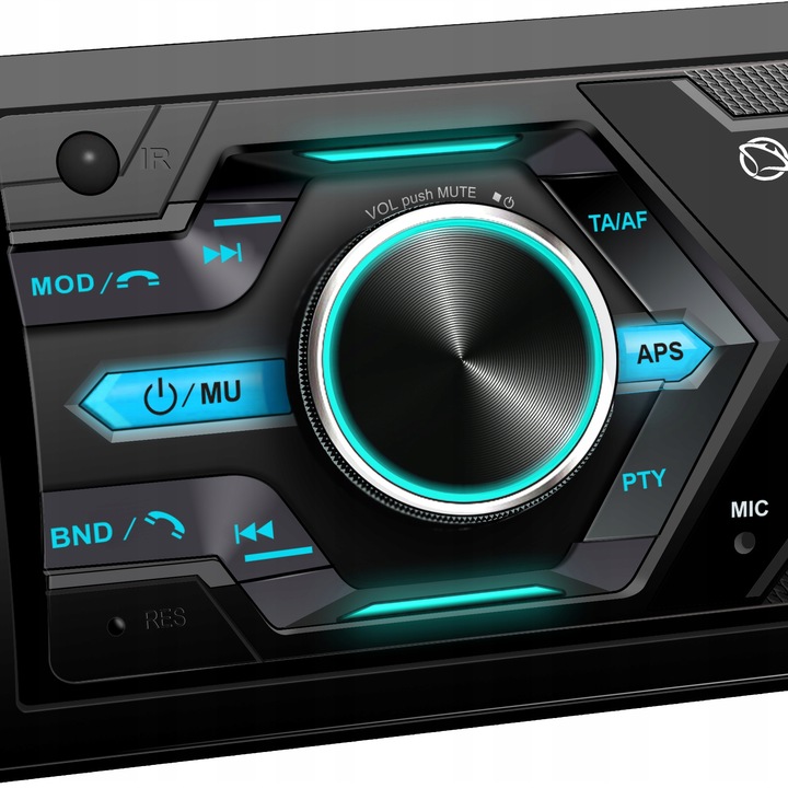 RADIO SAMOCHODOWE RADIOODTWARZACZ BLUETOOTH PILOT USB MP3 SD RDS