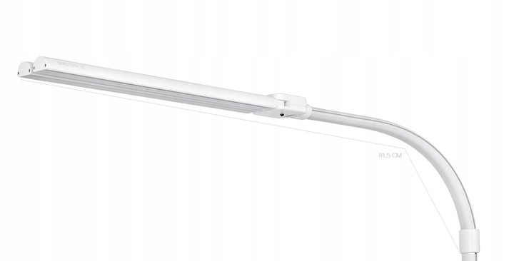 YUZUKI Lampka Kreślarska Szkolna Podwójna Bezcieniowa Pilot 1000LM 24W