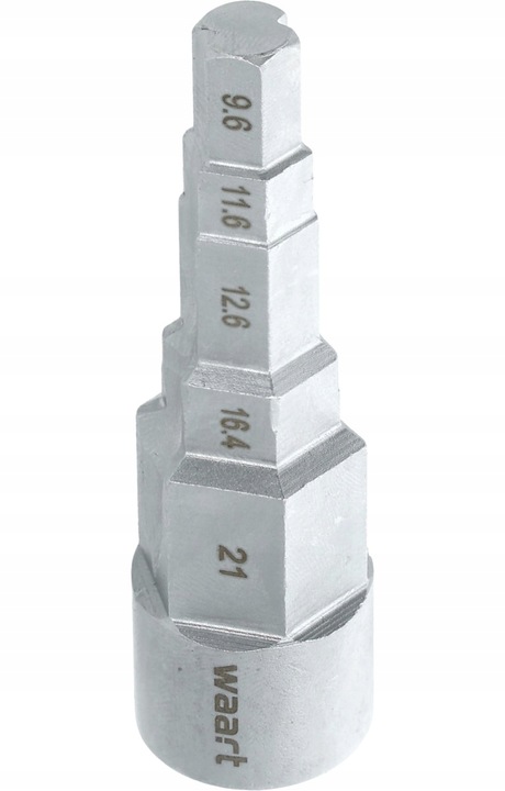 WAART Klucz stopniowy do śrubunków 1/2 kaloryferów zaworów 5 stopni