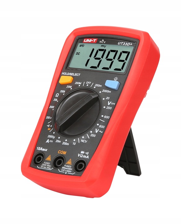 MIERNIK NAPIĘCIA DETEKTOR PRĄDU MULTIMETR UNIWERSALNY UNI-T UT33D+