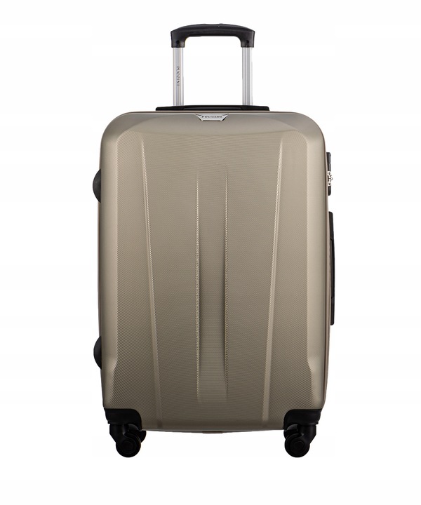 Walizka Średnia Podróżna Na Kółkach Twarda PUCCINI Szampańska ABS03B 6